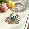 Broche de Nuevo Estilo Transfronterizo, Ramillete Colorido para Mujer, Alfiler Exquisito, Estilo Retro Europeo y Americano, Accesorio para Traje, Joyería Anti-Exposición