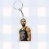 Chaveiro Popular da NBA do Curry Estrela Mercadoria Acrílico Pingente de Mochila Criativo Presente para Estudante Versátil