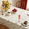 Mantel fresco y simple, no lavable, impermeable, a prueba de aceite, resistente al calor, mantel rectangular de PVC para comedor, lujo ligero con una sensación de alta gama, mantel para mesa de centro