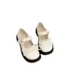 Sapatos Pequenos de Couro para Meninas 2026 Primavera e Outono Novos Mocassins Estilo Mary Jane Princesa com Laço para Crianças Maiores Roupa de Performance