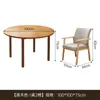 Juego de Mesa y Sillas de Comedor de Madera Maciza Estilo Medieval, Mesa Cuadrada Convertible en Redonda, Mesa de Comedor para el Hogar en Apartamentos Pequeños, Mesa de Comedor Plegable Nueva