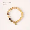 Nuevo Diseño Original Estilo Chino Pulsera de Citrino Estilo Chino para Mujer Nicho Lujo Ligero Simple Moda Pulsera de Regalo de Cumpleaños