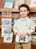 Camisa Gruesa de Manga Larga con Forro Polar Estilo Europeo para Niños, Nueva Ropa Infantil Invierno 2026, Top de Invierno para Niños Pequeños