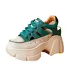 Zapatos de Cueva para Mujer Nueva Llegada Primavera y Verano Zapatos de Entrenamiento Alemanes Rayados Transpirables Vacíos Aumentadores de Altura Interior Zapatos para Mujer Combinación Perfecta Sandalias Romanas de Suela Gruesa