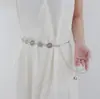Cadena de Cintura Metálica Europea y Americana de Empalme Transfronterizo para Mujer, Diseño Retro, Accesorios Personalizados, Tendencia de Cinturón con Borla de Mariposa y Corazón de Nicho