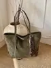 Bolso Retro de Aspecto Elegante para Mujer 2025 Invierno Nuevo de Moda Bolso de Hombro de Gran Capacidad Bolso Tote Versátil y Moderno para Viajar