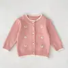 Suéter Cardigan de Bebé de Rebaja Chaqueta de Punto Estilo Coreano Otoño e Invierno Top Elegante para Niños Suéter Versátil