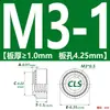 Venta directa de fábrica CLS-M2.5M3M4M5M6 tuerca redonda de engranaje tornillo de acero inoxidable 304 tuerca de remache pasivación