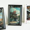 Moldura Preta Filme Fotográfico Luz e Sombra Moldura Capa Protetora Filme Inverso com Suporte Adesivo Moldura de Filme em Branco Caseira DIY Clipe para Moldura de Filme