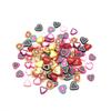 Pendientes de cerámica blanda de 10 mm, animal de dibujos animados, rodaja de amor, pasador, tocado, accesorios DIY, material de relleno de pegamento de crema