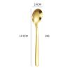 Acero Inoxidable 304 Espesado Tenedor de Fruta Cuchara de Café Estilo Coreano Hogar Creativo Señal de Fruta Celebridad de Internet Juego de Cuchara Tenedor de Postre