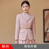 Terno rosa feminino primavera outono e inverno temperamento de host de alta qualidade roupas de trabalho vestido de terno profissional