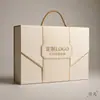 Al por mayor de alta gama personalizado directamente del fabricante, cajas de regalo de lujo portátiles para vacaciones, hechas a medida según dibujos, en stock con envío gratuito