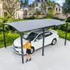 Pérgola de Patio Exterior, Toldo Impermeable para Jardín de Villa Exterior, Cobertizo Multifuncional Retráctil para Automóvil, Refugio de Refrigeración en Azotea