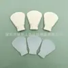 Cabeça de escova de máscara redonda única de silicone, fácil de limpar, silicone macio de grau alimentício para aplicar máscaras de lama