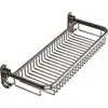 Toallero color gunmetal para apartamentos pequeños, toallero de baño, estante de almacenamiento plegable para montar en la pared sin taladrar