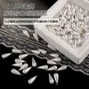 Adesivo de Gota d'Água de Alto Brilho Chifre de Carneiro Pérola Pingente DIY Roupas Bolsa Puxador de Zíper Acessórios Brincos Colar Peças de Joia