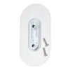 Acero Inoxidable Sin Costuras Sin Taladro Clavo Adhesivo de Pared Instalación Sin Clavos Colgador de Pared Adhesivo Fuerte Doble Tuerca Adhesiva Ajustable
