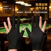 Luvas de Bilhar Luvas de Bilhar de Três Dedos Luvas Pretas Elásticas Finas para Jogar Bilhar Luvas para Mão Esquerda e Direita de Homens e Mulheres Venda por Atacado