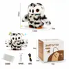 Juguete de pájaro con alas eléctricas que se mueven y hace sonidos, recargable, con correa para colgar, resistente a arañazos y mordeduras, un juguete de peluche para entretener a los gatos
