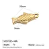 Taina Accesorios de Collar de Acero Inoxidable Europeos y Americanos Ins Animales Marinos Caballito de Mar Delfín Accesorios para Joyería DIY Venta al por Mayor Transfronteriza