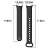 Adequado para Mi Band 8 Pulseira de Alta Qualidade (Conector de Metal) Silicone Várias Cores Sólidas Pulseira de Reposição