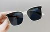 Gafas de sol para mujer, Gama alta, Cara pequeña, Montura grande, Gm, Gafas de sol de moda, Conducción casual, Anti-UV, Celebridad de internet, Gafas de montura completa