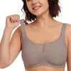 Lencería Plus Size de Comercio Exterior Ruso Transfronteriza, Minimizador de Busto Grande, Reducción de Senos Laterales, Sujetador Inalámbrico de Gelatina, Sujetador para Busto Grande
