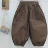 Calças Casuais de Verão para Meninos e Meninas Bebê Elegante Infantil Moderna Estilo Floresta Artística Retrô Jogger Calças Lanterna Anti-Mosquito