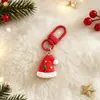 Llavero de Dibujos Animados de Papá Noel y Árbol de Navidad Colgante para Bolso Encanto Linda para Mochila de Estudiante Pequeño Regalo de Navidad