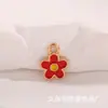Accesorios DIY de Aleación Esmaltada Transfronterizos Colección Corazón Rosa San Valentín Pendientes Collares Accesorios de Joyería Venta al por Mayor