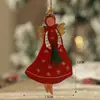 Exclusivo Transfronterizo Vintage Desgastado Navidad Arte de Hierro Decoración Colgante Ángel Anciano Muñeco de Nieve Pequeño Colgante Accesorio