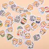 Caja de Pegatinas para Diario de Mascotas Shiba Inu Lindos Decoración de Dibujos Animados Material para Álbum de Fotos DIY Pegatinas Adhesivas