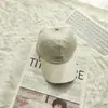 Boné de Baseball Simples Bordado Cor Sólida Lavada Novo Primavera/Verão 2026 com Letras Contrastantes Proteção Solar Casual para o Dia a Dia