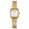 Nuevo Reloj Cuadrado para Mujer de Mia Reloj de Cuarzo de Moda Cuadrado Pequeño de Gama Alta Reloj para Mujer de Acero Simple Resistente al Agua de Nicho