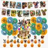 Nuevo Producto Tema Shanhaijing Escena de Cumpleaños Diseño Decoración de Fiesta Pancarta Globo Bandera Bandera de Pastel Set