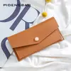 Billetera Larga Fina para Mujer 2024 Bolso de Mano con Múltiples Ranuras para Tarjetas Gran Capacidad Billetera de Cuero Suave Billetera