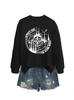 Siempre Toma la Estación Independiente Escénica Amazon Ebay Sudadera de Mujer Moderna Elegante Cómoda