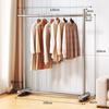 Secador de Roupas de Aço Inoxidável de Chão para Sala de Estar, Quarto, Loja de Roupas Femininas, Cabideiro, Secador de Varanda para Colchas