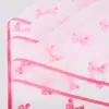 Papel Névoa Borda Mágica Papel de Embrulho Flor de Laço Translúcido Material de Embrulho para Flores à Prova d'Água Dia dos Namorados 1