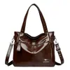 2026 Nova Bolsa Feminina para Exportação Bolsa de Ombro Estilo Europeu e Americano Bolsa Tote Fashion Bolsa Lateral Casual Simples Bolsa Transversal Feminina