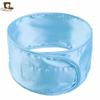 Banda para el cabello ajustable de seda artificial, diadema para maquillaje y lavado, diadema para el cuidado del cabello en casa, anillo para la cabeza con velcro JDF-01A