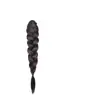 Peluca Trenzas Coleta Clip para Mujer Coleta Alta Cabello Largo Rizado Nuevo Estilo Chino Trenzas Cabello Artificial Natural Trenzas Populares