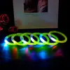 Pulsera luminosa acrílica pulsera LED colorida puesto de juguetes pequeños barrer patio empujar pequeño regalo baratijas flash