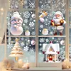 Adesivos de Natal comércio exterior transfronteiriço quente SK92419242 adesivos estáticos para vidros de janela adesivos de porta adesivos de janela dupla face