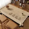 Mantel de Dibujos Animados Impermeable a Prueba de Aceite Sin Lavar Esterilla para Mesa de Comedor 2026 Nuevo Estilo Lujo Ligero Tacto de Alta Gama Mantel Mantel para Mesa de Café Retro