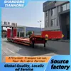 Ventas de Stock Listo del Fabricante de Elevadores de Puente con Bolsa de Aire para Semirremolques de Cama Baja Estilo Europeo con Dirección Seguimiento y Remolques Ensanchados