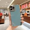 Adecuado para iPhone 16 Pro Max Funda para teléfono móvil Apple 15 Borde recto Galvanoplastia 6D Carcasa blanda 11/78 Plus Cubierta protectora X