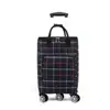 Carrito pequeño para la compra del hogar rueda universal carrito de compras portátil bolso de mano bolsa de compras de papel de aluminio aislante bolsa con ruedas venta al por mayor