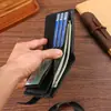 Venta al por mayor del fabricante Nuevo modelo Cartera para hombre Estilo corto Gran capacidad PU Gama alta Ranuras múltiples para tarjetas Cartera de cuero para hombre